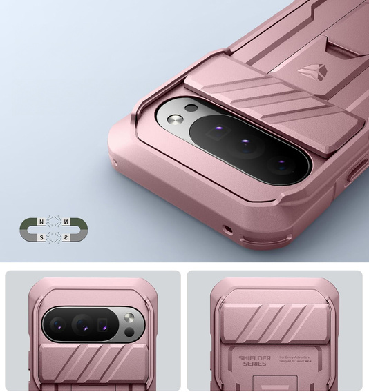 Etui pancerne Dexnor Full Body Two Frames do Google Pixel 10 Pro XL