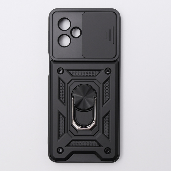 Etui pancerne do Motorola Moto G54 5G, CamShield Slide, czarne