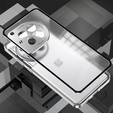 Etui do OnePlus 13R, Frame Case, srebrne