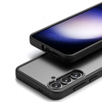 Etui do Samsung Galaxy S24, Fusion Hybrid, z ochroną aparatu, przezroczyste / czarne