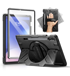 Etui Dexnor 360° z paskiem i uchwytem na rysik do Samsung Galaxy Tab S9+ / S10+