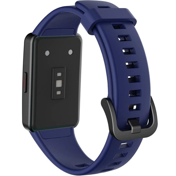 Pasek Silikonowy do Huawei Band 6 / Honor Band 6, Dark Blue