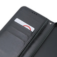 Etui z klapką do Oppo A38 4G / Oppo A18 4G, Crazy Horse Wallet, czarne