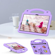 Etui do Samsung Galaxy Tab S7/S8/S9, Cute Patterns, z podstawką, Fioletowe