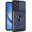 Etui pancerne do Samsung Galaxy A34 5G, CamShield Slide, niebieskie