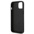 Etui Karl Lagerfeld do iPhone 14, Saffiano Karl's Head Patch, srebrne