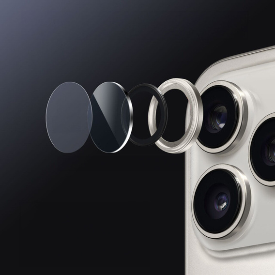 Szkło na aparat ERBORD OPTIK Pro (2 szt.) do iPhone 17 Pro / 17 Pro Max