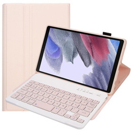 Etui z klawiaturą do Samsung Galaxy Tab A7 Lite 8.7 T220 / 225, różowe rose gold