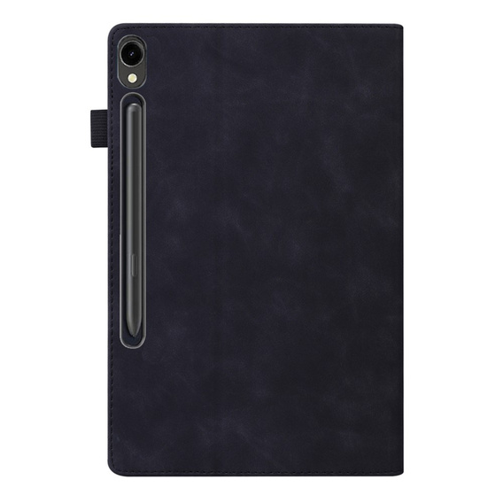 Etui do Samsung Galaxy Tab S10 FE+ Plus, Classic, z miejscem na rysik, czarne