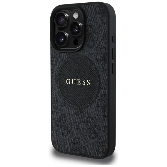Etui Guess 4G Circle with Classic Logo, do MagSafe do iPhone 16 Pro