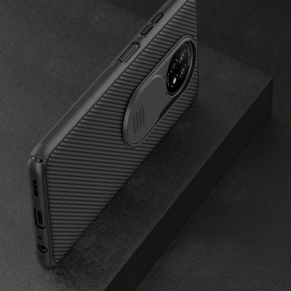 Etui do Xiaomi Redmi Note 9T 5G, pancerne Nillkin, CamShield Pro, czarne