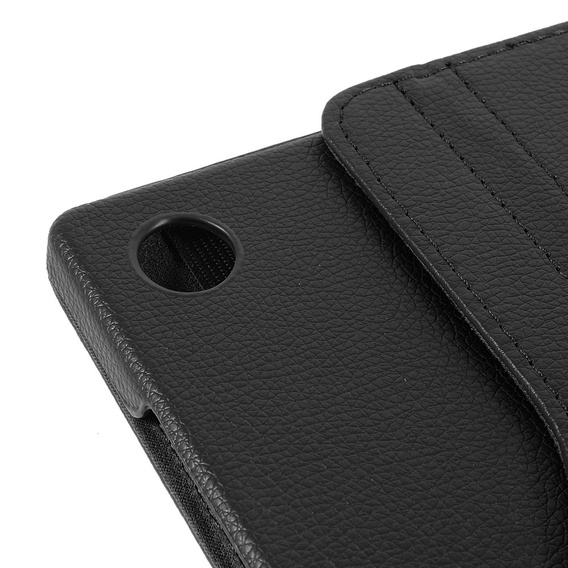 Etui do Samsung Galaxy Tab A9+, Obrotowe 360, czarne