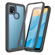 Etui do Oppo A15 / A15S, Shockproof, z folią, czarne