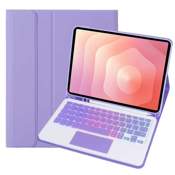 Etui z podświetlaną klawiaturą Bluetooth i touchpadem do Samsung Galaxy Tab S11