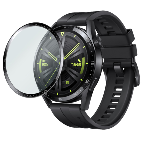 2x Szkło Hybrydowe ERBORD do Huawei Watch GT 3 46mm