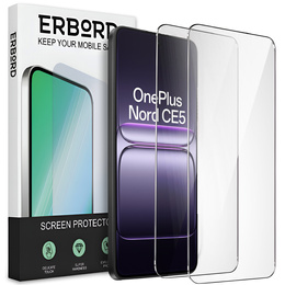 2x Szkło Hartowane ERBORD 9H Hard Glass do OnePlus Nord CE5 – codzienna ochrona w eleganckim wydaniu