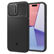 OUTLET Etui SPIGEN do iPhone 15 Pro, Optik Armor MagSafe, Czarne