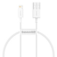 Kabel USB do Lightning Baseus Superior Series, 2.4A, 0.25m - biały