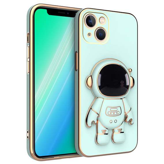 Etui do iPhone 13 Mini, Astronaut, miętowe