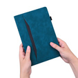 Etui do Samsung Galaxy Tab A8 10.5 SM-X200 SM-X205, Classic, z miejscem na rysik, niebieskie