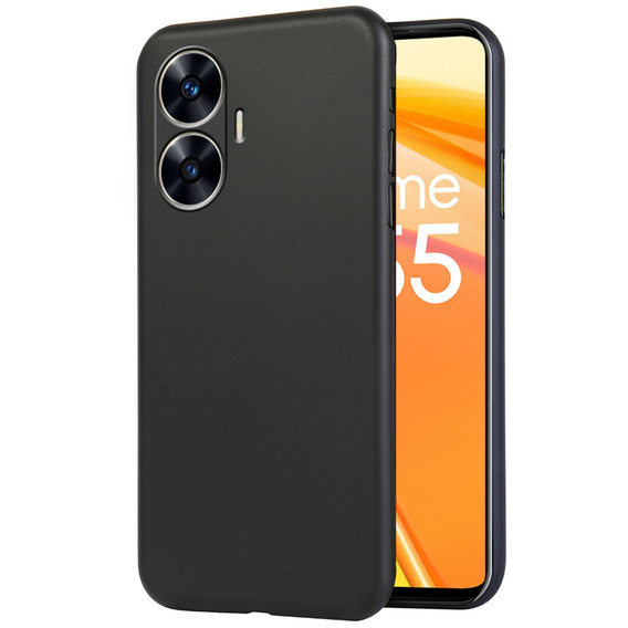 Etui cienkie do Realme C55, Slim CamShield, czarne