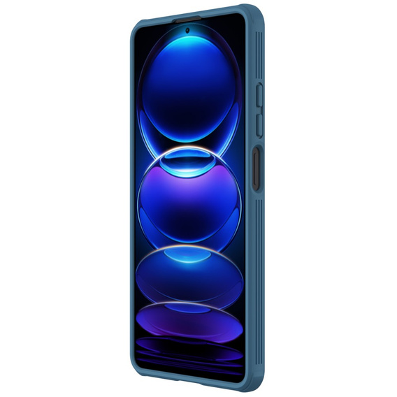 Etui do Xiaomi Poco X5 Pro 5G, pancerne Nillkin, CamShield Pro, Niebieskie
