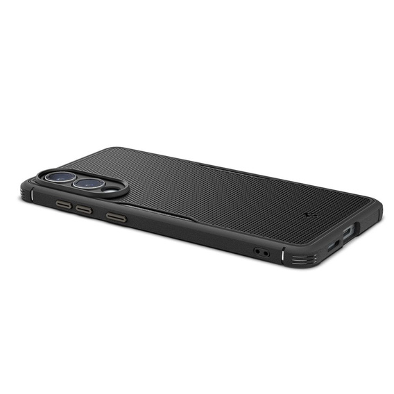 Etui Spigen Core Armor Mag z MagSafe do Samsung Galaxy S25 Edge – matowa czerń + Szkło Hartowane 9H