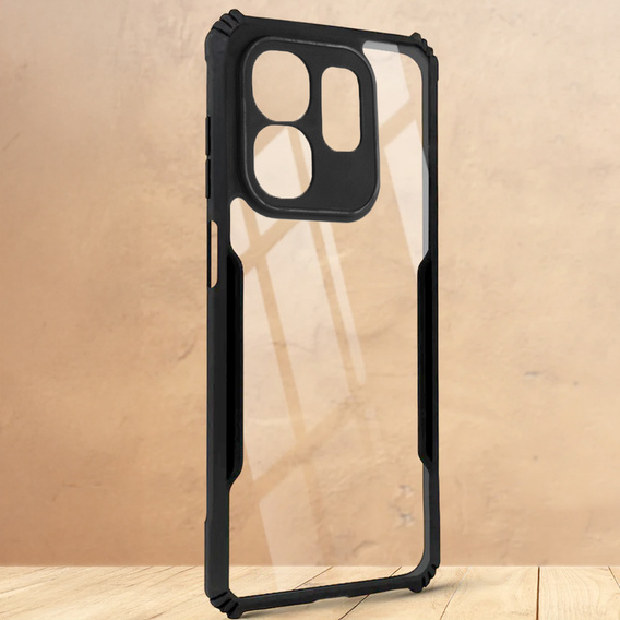 Etui do Infinix Hot 50i 4G, AntiDrop Hybrid, czarne