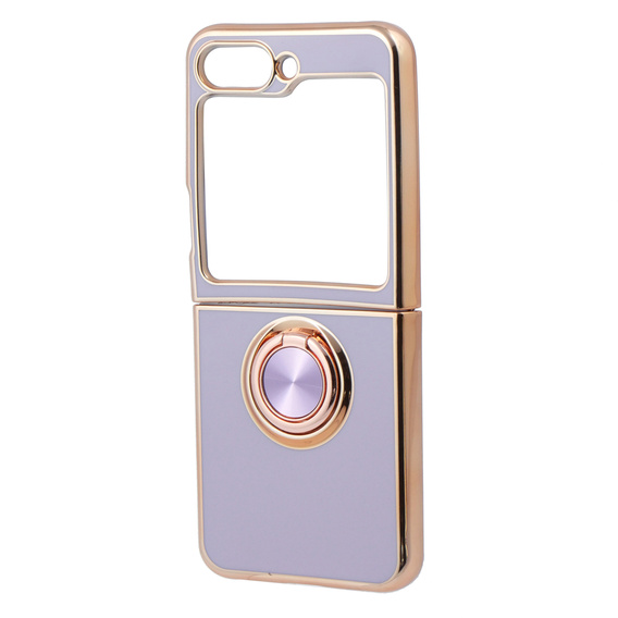 Etui do Samsung Galaxy Z Flip 5 5G, Electro Ring, fioletowe