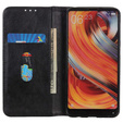 Etui do Samsung Galaxy A55 5G, Wallet Litchi Leather, czarne