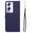Etui z klapką do Oppo A79 5G, Mandala, fioletowe