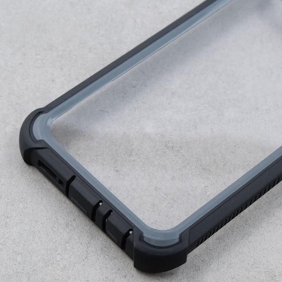 Etui do Samsung Galaxy S10 Plus, Dexnor Full Body Rugged, przezroczyste / czarne