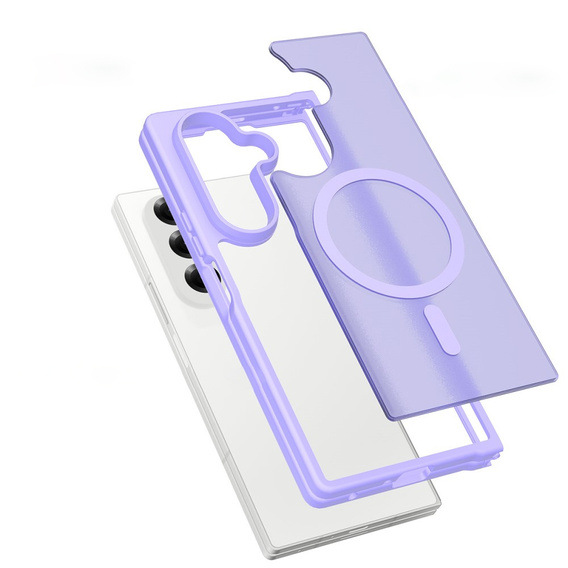 ERBORD Matt Case do Samsung Galaxy Z Fold7 5G – etui z MagSafe, fioletowe
