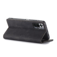 Etui CASEME do Xiaomi Redmi Note 10 Pro, Leather Wallet Case, czarne