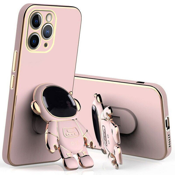 Etui do iPhone 14 Pro Max, Astronaut, różowe rose gold