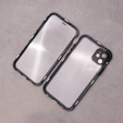 Etui do iPhone 11, Magnetic Dual Glass, czarne