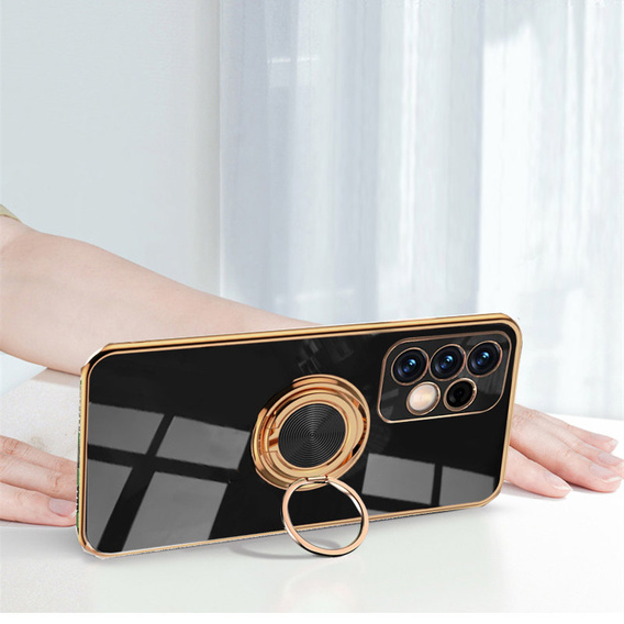Etui do Samsung Galaxy A13 4G, Electro Ring, czarne