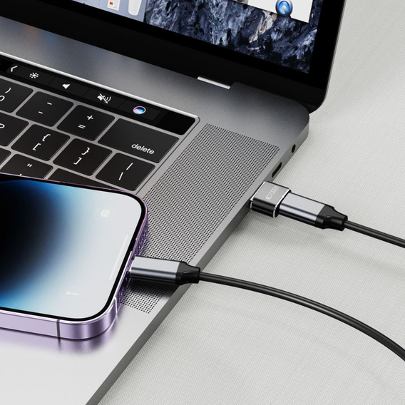 Tech-Protect Adapter - USB-C TYPE-C DO USB, Czarny