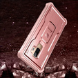Etui pancerne do Samsung Galaxy S9 Plus, Dexnor Full Body, różowe rose gold