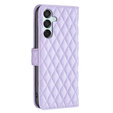 Etui z klapką do Samsung Galaxy M15 5G, Wallet, BINFEN COLOR, fioletowe