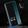 Etui do Huawei P60 Pro, z klapką Side View, niebieskie