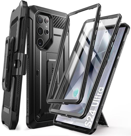 Etui Supcase UB Pro SP+noSP do Galaxy S24 Ultra, czarne