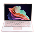Etui z klawiaturą do Lenovo Tab P11 Gen 2 TB350FU TB350XU 11.5", TouchPad, różowe rose gold