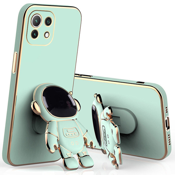 Etui do Xiaomi Mi 11 Lite / Mi 11 Lite 5G / 11 Lite 5G NE, Astronaut, miętowe