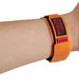Pasek Nylonowy ERBORD MP84 Quickfit do Garmin Fenix 5X/6X/6X PRO/7X, Pomarańczowy, Rozmiar S/M