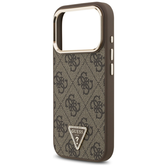 Etui Guess 4G Triangle Logo MagSafe do iPhone 17 Pro