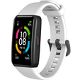 Pasek Silikonowy do Huawei Band 6 / Honor Band 6, White