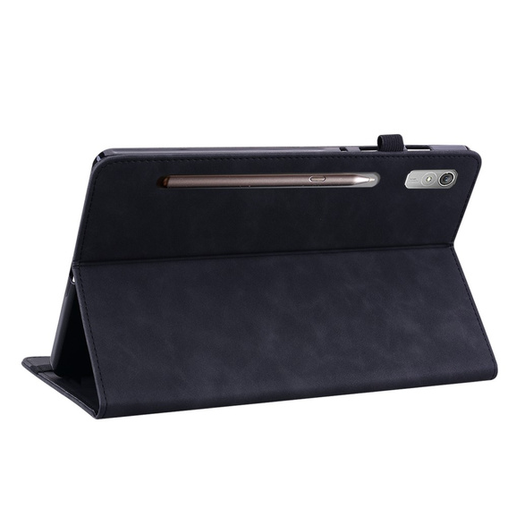 Etui do Lenovo Tab P11 Pro Gen 2 TB132FU TB132XU 11.2", Wallet Pen Slot, czarne