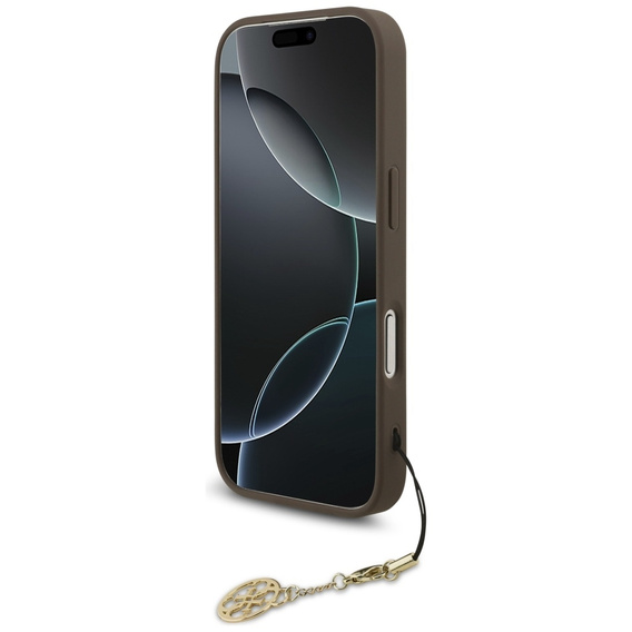 Etui GUESS 4G Metal Gold Logo, do MagSafe do iPhone 17 Pro