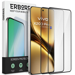 2x Szkło Hartowane ERBORD 3D do Vivo X200 Pro 5G – ochrona całego ekranu